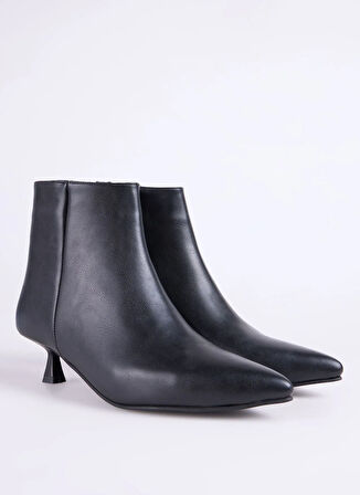 Fabrika Siyah Kadın Topuklu Bot KITTEN-CHARLEY