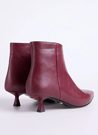 Fabrika Bordo Kadın Topuklu Bot KITTEN-CHARLEY
