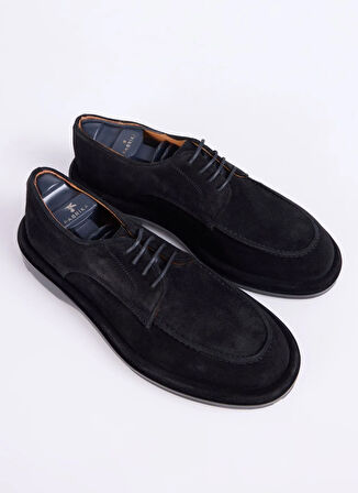 Fabrika Deri Siyah Erkek Günlük Ayakkabı VALENTE-LEON