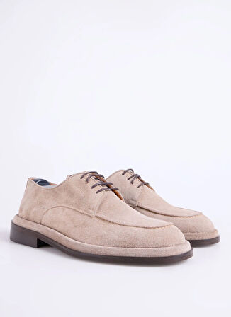 Fabrika Deri Bej Erkek Günlük Ayakkabı VALENTE-LEON