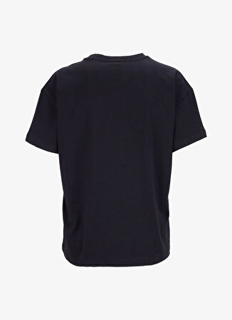 People By Fabrika Bisiklet Yaka Düz Siyah Kadın T-Shirt PBF5WL-TST9524