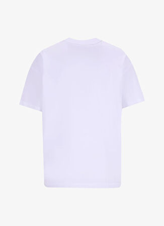 People By Fabrika Bisiklet Yaka Düz Beyaz Kadın T-Shirt PBF5WL-TST9524