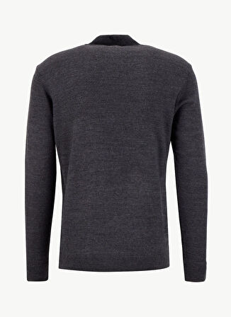 Limon Yarım balıkçı Yaka Basic Düz Antrasit Erkek Kazak MML5WM-KZK9527