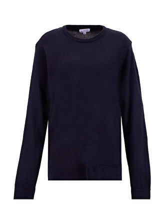 Limon Bisiklet Yaka Basic Düz Lacivert Erkek Kazak MML5WM-KZK9531