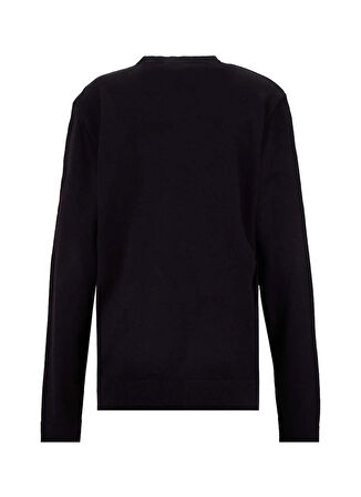 Limon Bisiklet Yaka Basic Düz Siyah Erkek Kazak MML5WM-KZK9531