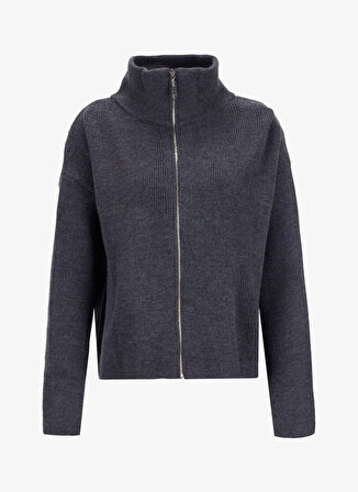 People By Fabrika Antrasit Kadın Hırka PBF5WL-HRK5005