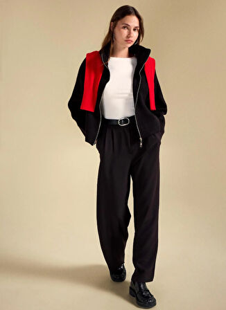 People By Fabrika Siyah Kadın Hırka PBF5WL-HRK5005