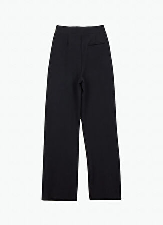People By Fabrika Yüksek Bel Loose Fit Siyah Kadın Pantolon PBF5WL-PNT9526