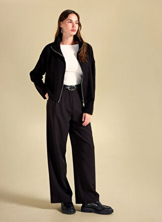 People By Fabrika Kayık Yaka Düz Beyaz Kadın Bluz PBF5WL-TST9527