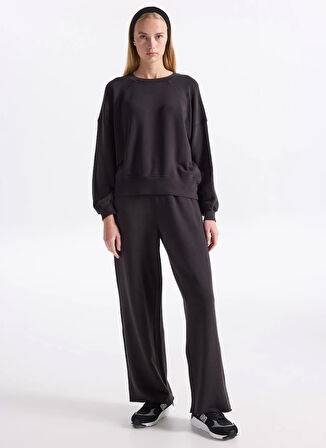 American Vintage Yuvarlak Yaka Antrasit Kadın Sweatshırt ATU03BH25TEN