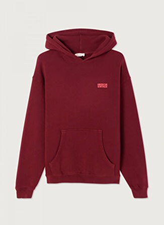 American Vintage Bordo Kadın Sweatshırt IZU03DH25CERVI