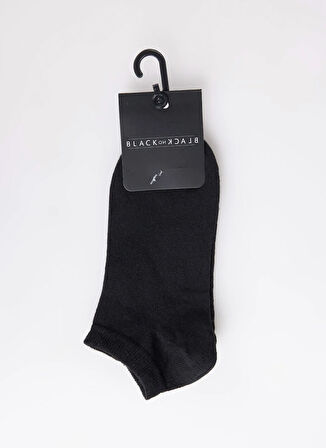 Black On Black Siyah Erkek Patik Çorap E_PATİK