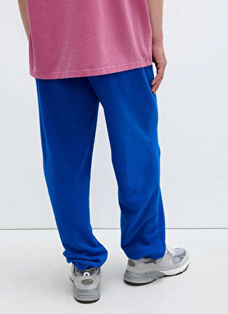 American Vintage Lastikli Bel Standart Mavi Erkek Eşofman Altı MATU05AH25INDIGO