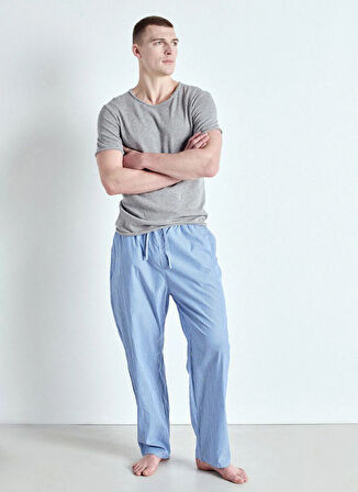 American Vintage Bisiklet Yaka Gri Erkek T-Shirt MSON25TGH25GRISCH