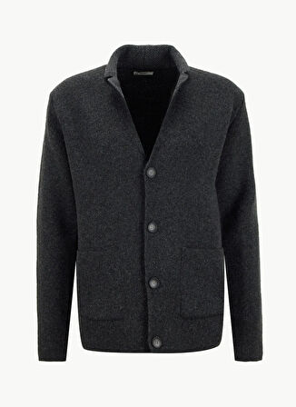 People By Fabrika Antrasit Erkek Hırka PBF5WM-HRK9534