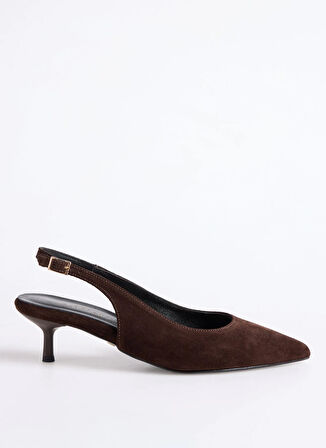 Fabrika Kahve Kadın Topuklu Ayakkabı D-KITTEN-ILSA-KAHVE