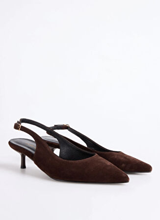 Fabrika Kahve Kadın Topuklu Ayakkabı D-KITTEN-ILSA-KAHVE