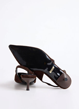 Fabrika Kahve Kadın Topuklu Ayakkabı D-KITTEN-ILSA-KAHVE