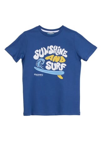 Discovery Expedition İndigo Erkek %100 Pamuk T-Shirt D6SB-TST3021