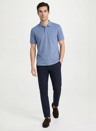 Fabrika Mavi Erkek Regular Fit Polo T-Shirt NOBRO CEPSIZ NB