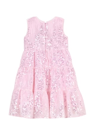 Barbie Pembe Kız Çocuk Payetli Abiye Elbise BRB6SG-ELB6521
