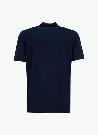 Fabrika Düz Lacivert Erkek Polo T-Shirt F5SM-TST 2779 N