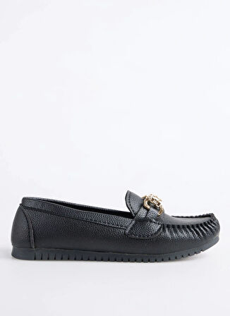 F By Fabrika Siyah Kadın Loafer INEL