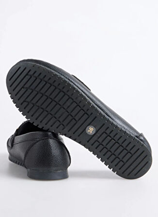 F By Fabrika Siyah Kadın Loafer INEL