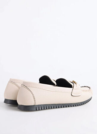 F By Fabrika Bej Kadın Loafer AYRA