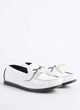 F By Fabrika Beyaz Kadın Loafer EMAI