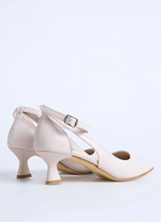 F By Fabrika Bej Kadın Topuklu Ayakkabı DIKA