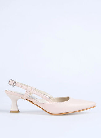 F By Fabrika Bej Kadın Topuklu Ayakkabı ENN