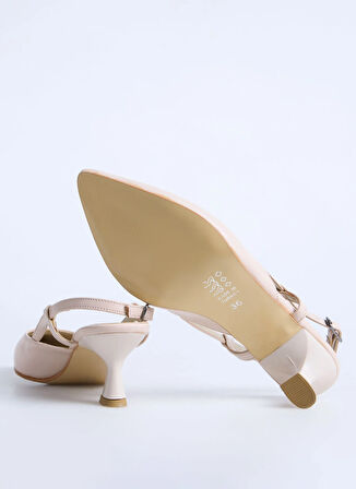 F By Fabrika Bej Kadın Topuklu Ayakkabı ENN