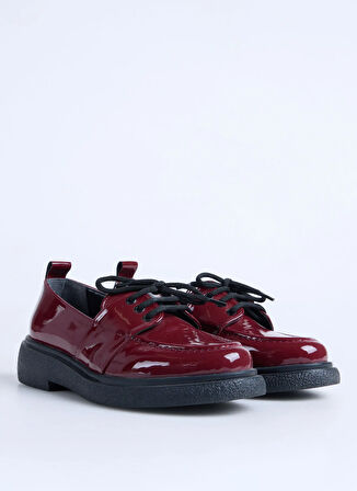 F By Fabrika Bordo Kadın Loafer RINAD