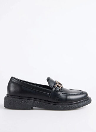 F By Fabrika Siyah Kadın Loafer VETAL