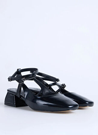 F By Fabrika Siyah Kadın Topuklu Ayakkabı KAIR