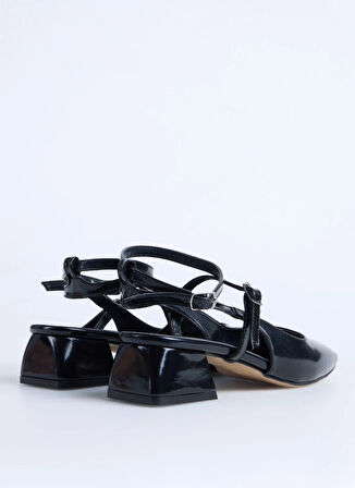 F By Fabrika Siyah Kadın Topuklu Ayakkabı KAIR