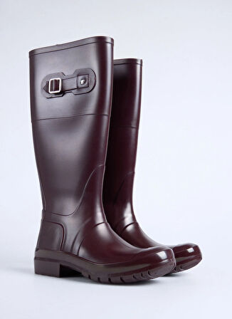 F By Fabrika Bordo Kadın Çizme TEVA