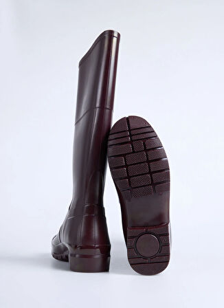 F By Fabrika Bordo Kadın Çizme TEVA