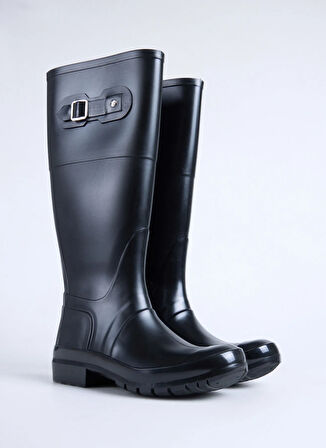 F By Fabrika Siyah Kadın Çizme TEVA