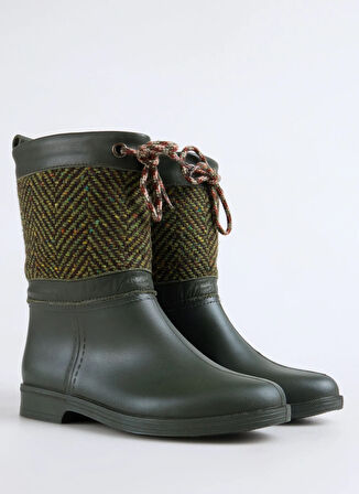 F By Fabrika Haki Kadın Çizme KANA