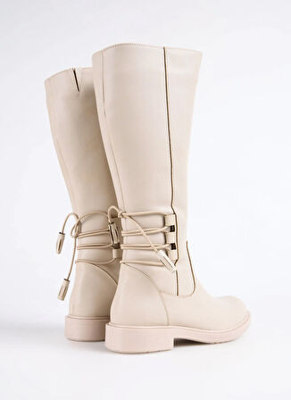 F By Fabrika Bej Kadın Çizme YAWEN