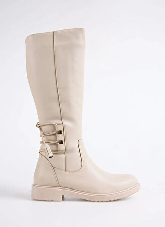 F By Fabrika Bej Kadın Çizme YAWEN