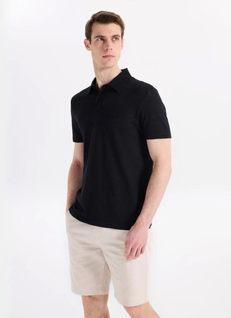 Fabrika Flamlı Lacivert Erkek Polo T-Shirt F6SM-TST 2901