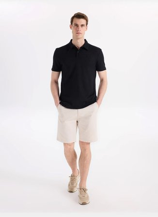 Fabrika Flamlı Lacivert Erkek Polo T-Shirt F6SM-TST 2901