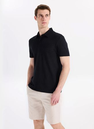 Fabrika Flamlı Lacivert Erkek Polo T-Shirt F6SM-TST 2901