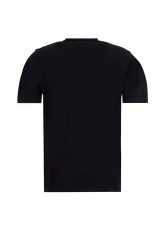 Jeep Bisiklet Yaka Baskılı Siyah Erkek T-Shirt J6SM-TST7317