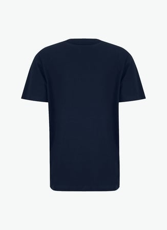 Jeep Bisiklet Yaka Baskılı Lacivert Erkek T-Shirt J6SM-TST7307