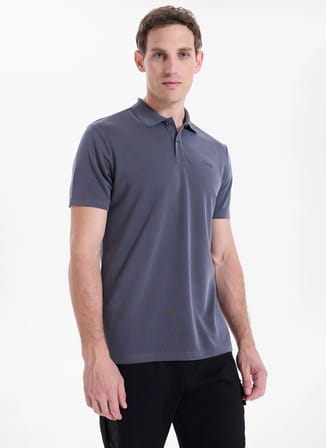 Jeep Antrasit Erkek Polo T-Shirt C4SM-TST4503