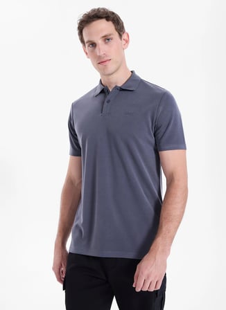 Jeep Antrasit Erkek Polo T-Shirt C4SM-TST4503
